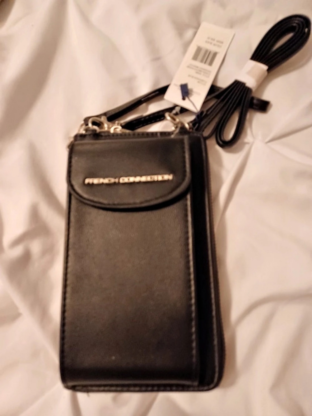 French Connection Athena Smooth Phone Crossbody Wristlet